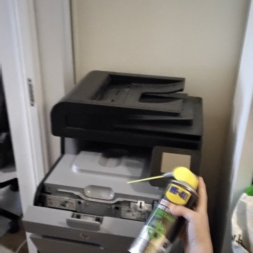 Χρήση του wd40 fast drying contact cleaner στον εκτυπωτή