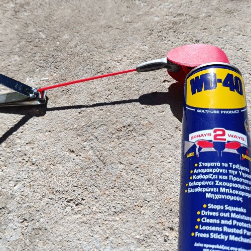 Ο νυχοκόπτης νύχο-κόβει πάλι, με WD-40!