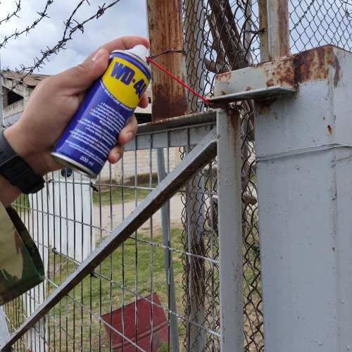 Σκουριασμένος μεντεσες πόρτας
