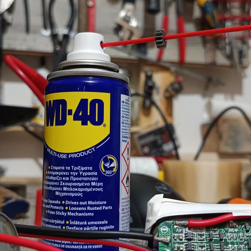 WD40 ΑΦΑΊΡΕΣΗ ΓΡΑΝΑΖΙΟΥ ΑΠΟ ΜΟΤΕΡ