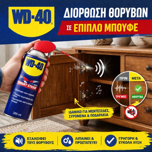 Wd 40 - απαλλαγή από θορύβους