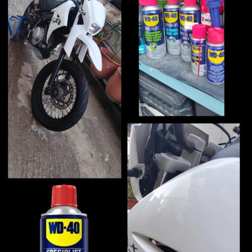 Too Clean To Ignore - WD40 "Motorbike Silicone Shine"