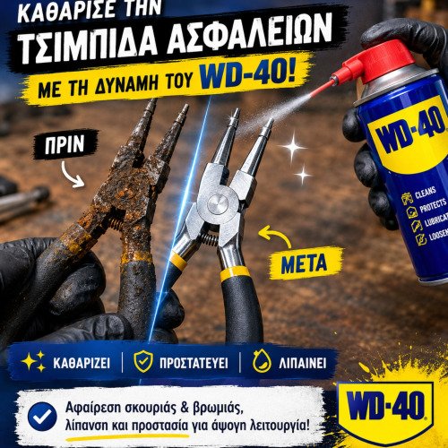 WD-40 & η τσιμπίδα έγινε σαν καινούργια!